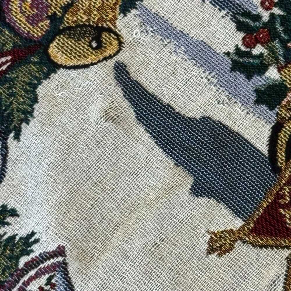 Goodwin‎ Weavers Christmas Santa Blanket 42x54